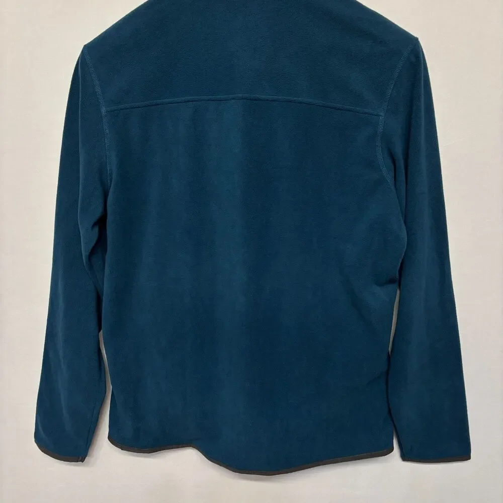 NWT Eddie Bauer Men Chutes Snap Mock Fleece Pullover Size Medium FA25 C132 -19